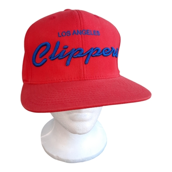 Adidas Los Angeles LA Clippers Draft Cap Anniversary Collection red snapback hat - Picture 1 of 14